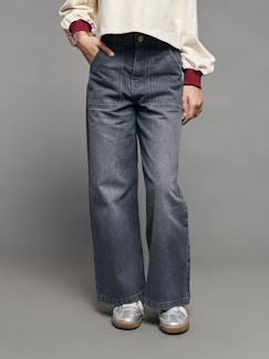-Jean large poches charpentier fille