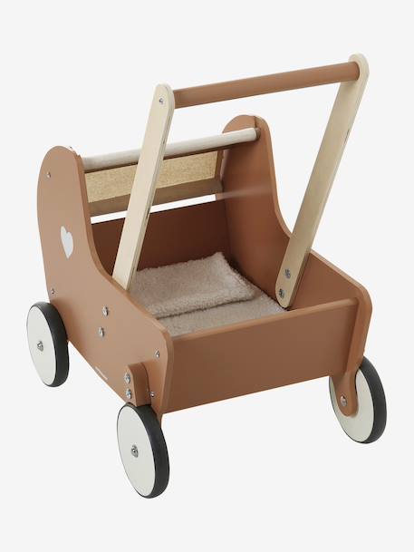 Loopwagen-kinderwagen van FSC®-hout karamel - vertbaudet enfant 