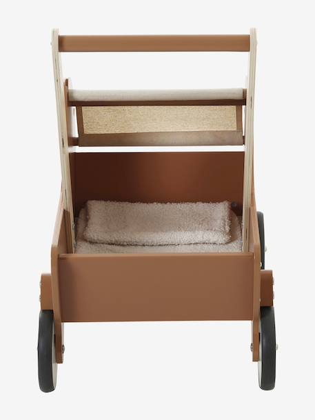 Chariot de marche landau en bois FSC® caramel - vertbaudet enfant 