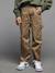 Pantalon loose en toile cappuccino - vertbaudet enfant 