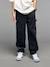 Pantalon battle garçon en velours anthracite+noisette - vertbaudet enfant 