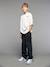 Pantalon battle garçon en velours anthracite+noisette - vertbaudet enfant 