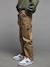 Pantalon loose en toile cappuccino - vertbaudet enfant 