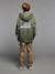 Sweat garçon à capuche kaki - vertbaudet enfant 