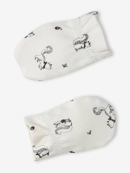 Ensemble bonnet, moufles, foulard et chaussons bébé beige - vertbaudet enfant 