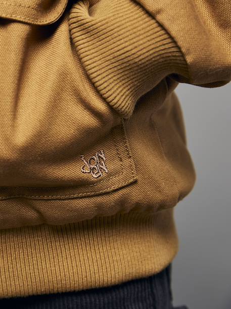 Blouson garçon en toile caramel - vertbaudet enfant 
