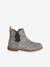 Boots enfant fille cuir détails festons lot beige+marine+marron+noir+taupe - vertbaudet enfant 