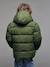 Puffy donsjack JONEN antraciet+kaki - vertbaudet enfant 