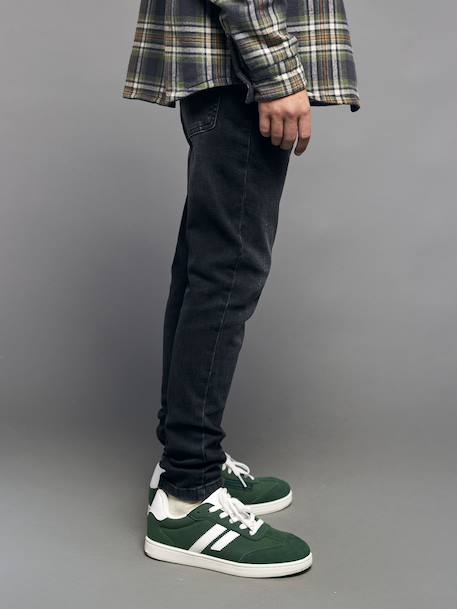 Jean slim garçon effet destroy denim black+stone - vertbaudet enfant 