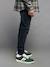 Slim fit jeans met destroyed effect JONEN stone+zwart denim - vertbaudet enfant 