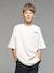 Oversized T-shirt Phoenix JONEN gemêleerd wit - vertbaudet enfant 
