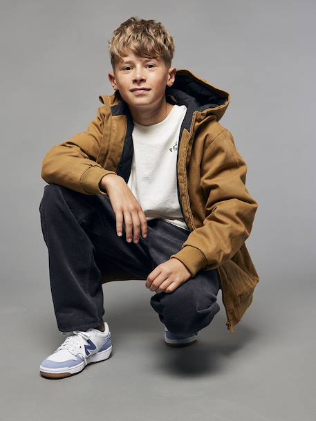 Blouson garçon en toile caramel - vertbaudet enfant 