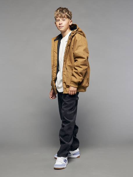 Blouson garçon en toile caramel - vertbaudet enfant 