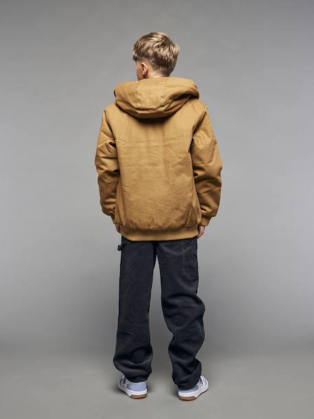 Blouson garçon en toile caramel - vertbaudet enfant 