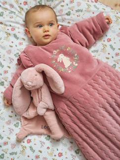 Linge de maison et décoration-Linge de lit bébé-Turbulette-Gigoteuse hiver manches longues amovibles LAPIN ENCHANTÉ