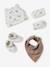 Babyset muts, wanten, sjaal en sloffen baby beige - vertbaudet enfant 