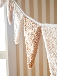 Linge de maison et décoration-Décoration-Cadre, affiche, pêle-mêle-Guirlande fanions en sherpa