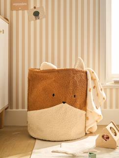 Chambre et rangement-Rangement-Bac, boite, panier de rangement-Panier Renard en sherpa