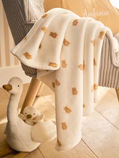 Linge de maison et décoration-Linge de lit bébé-Plaid imprimé polaire personnalisable