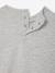 T-shirt baby met lange mouwen en geplaatste print aan de voorkant gemêleerd grijs - vertbaudet enfant 