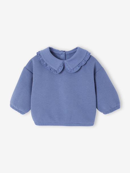 Sweat naissance effet denim bleu - vertbaudet enfant 