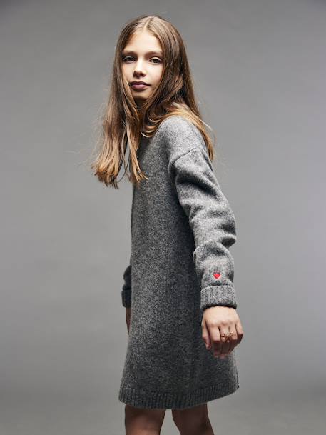 Trui-jurk JONEN antraciet - vertbaudet enfant 