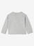 T-shirt baby met lange mouwen en geplaatste print aan de voorkant gemêleerd grijs - vertbaudet enfant 