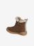 Boots bébé fille synthétique fourrées camel - vertbaudet enfant 