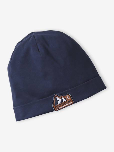 Babyset jongen muts + snood « Nature » marineblauw - vertbaudet enfant 