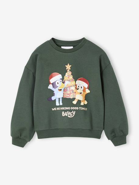 Sweat de Noël Bluey mixte vert sapin - vertbaudet enfant 