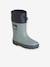 Bottes de pluie fourrées en caoutchouc enfant vert sauge - vertbaudet enfant 