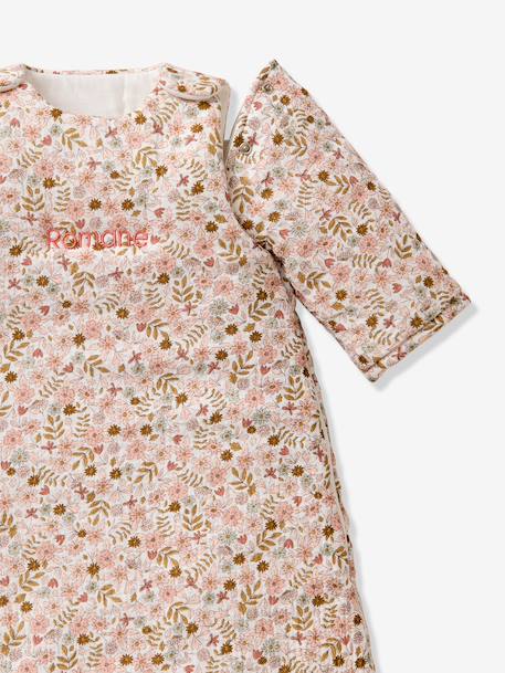 Gigoteuse manches amovibles personnalisable FLORA blanc imprimé - vertbaudet enfant 
