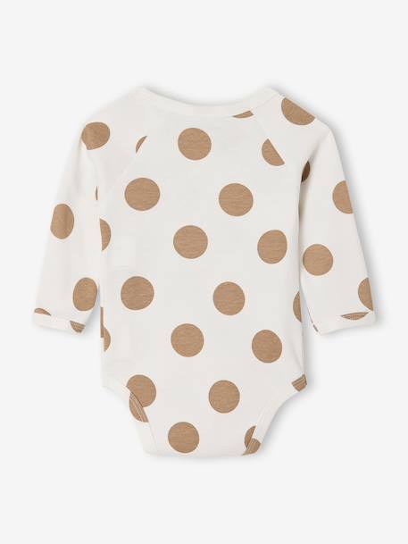 Lot de 5 bodies naissance avec ouverture américaine noisette - vertbaudet enfant 