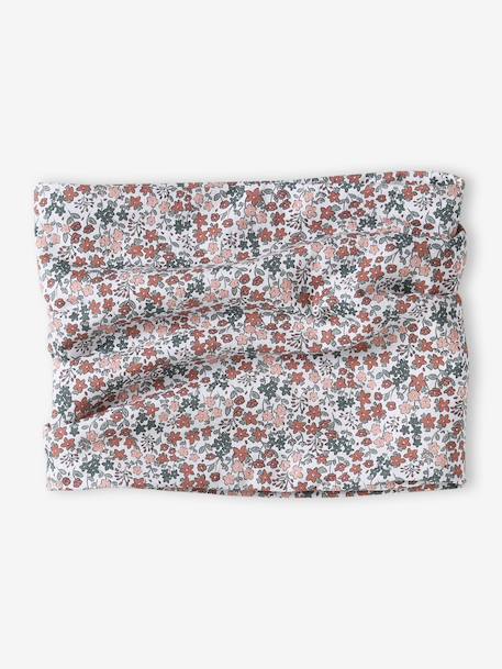 Fille-Accessoires-Snood fille imprimé fleuri et doublé polaire