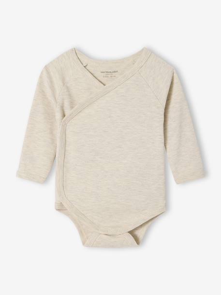 Lot de 5 bodies naissance avec ouverture américaine noisette - vertbaudet enfant 