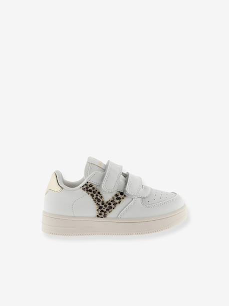 Baskets sport Tiempo Efecto à scratchs beige - vertbaudet enfant 