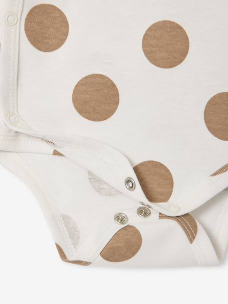 Lot de 5 bodies naissance avec ouverture américaine noisette - vertbaudet enfant 