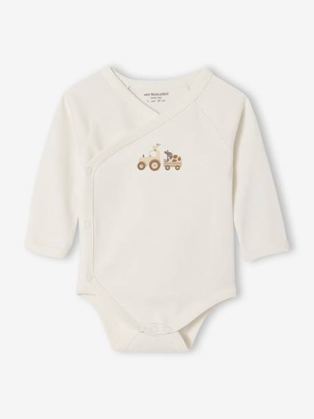 Lot de 5 bodies naissance avec ouverture américaine noisette - vertbaudet enfant 