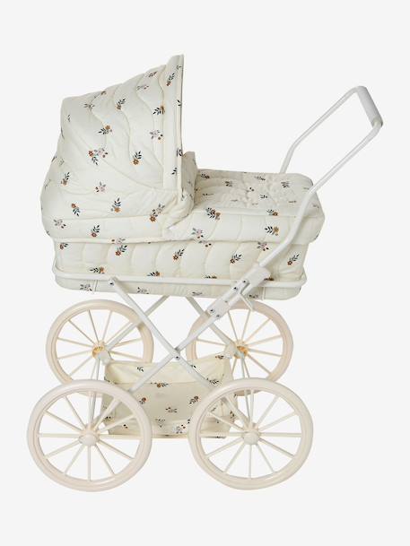 Landau pour poupon RETRO FLOWER écru - vertbaudet enfant 