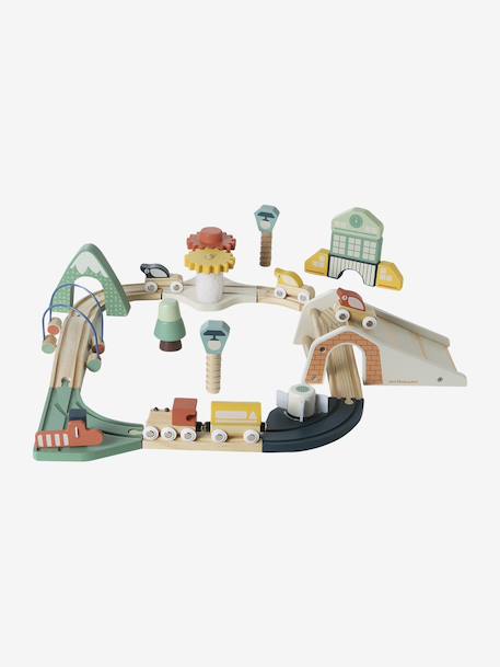 FSC® houten treinbaan met meerdere activiteiten hout - vertbaudet enfant 