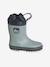 Bottes de pluie fourrées en caoutchouc enfant vert sauge - vertbaudet enfant 