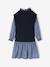 Robe 2 en1 fille marine - vertbaudet enfant 