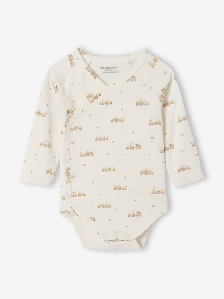 Lot de 5 bodies naissance avec ouverture américaine noisette - vertbaudet enfant 