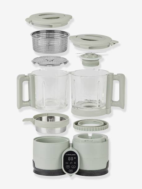 Nutribaby Glass + 2 babybols biosourcés 250 ml vert - vertbaudet enfant 