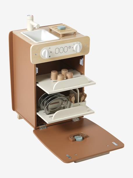 Lave-vaisselle en bois FSC® caramel - vertbaudet enfant 
