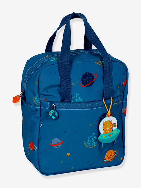Rugzak voor kinderen PLANETEN DIE SPIEGELBURG middenblauw - vertbaudet enfant 