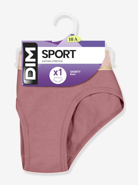 Sport shorty Stretch katoen voor meisjes rozen - vertbaudet enfant 