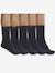 Lot de 5 paires de chaussettes enfant EcoDim marine - vertbaudet enfant 