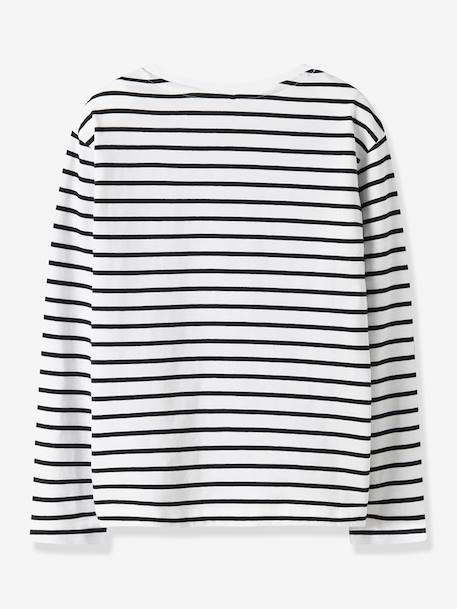 T-shirt voor meisjes met lange mouwen NKFLESLIE NAME IT rozen+zwart - vertbaudet enfant 