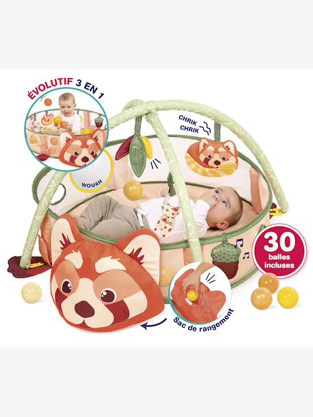 Speelruimte en ballenbak panda meerkleurig - vertbaudet enfant 